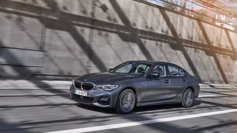 Shown are the 2021 BMW 330e and 330e xDrive PHEV with 20 miles of electric range.