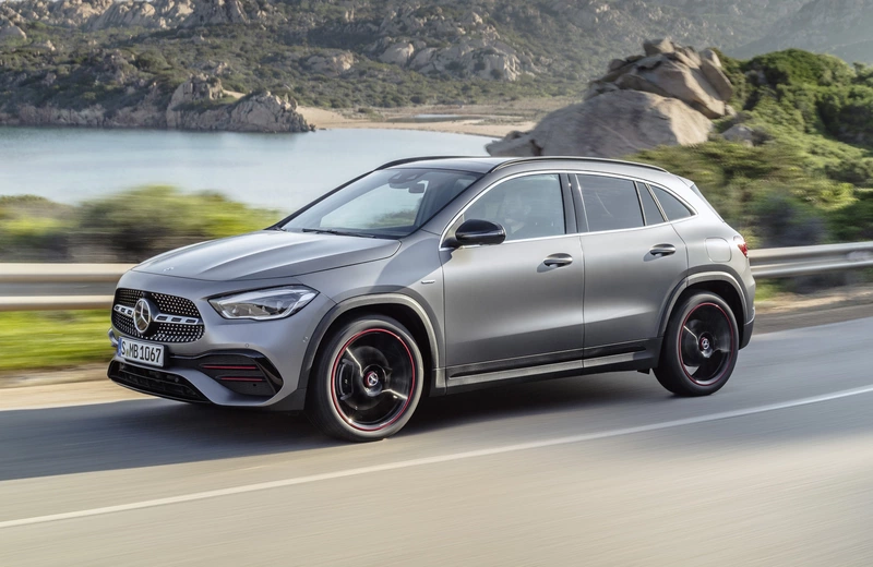 The 2021 Mercedes-Benz GLA250 is priced at $37,280, with chic styling included as standard equipment