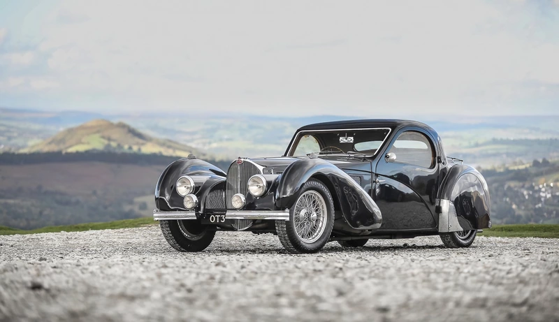 Three classic Bugattis are up for auction, including the Type 57S Atalante