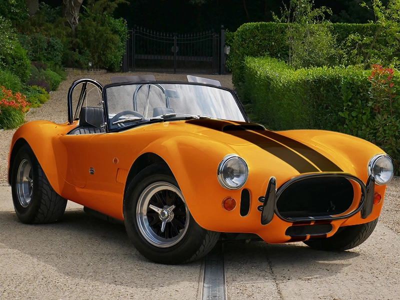 The AC Cobra Series 4 Electric is a modern interpretation of a classic sports car with 617 horsepower.