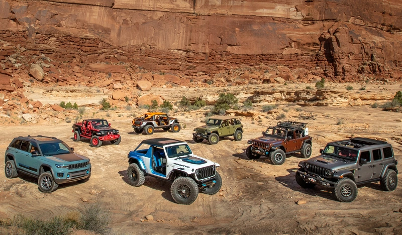 Jeep unveils seven concepts for the 2022 Moab Easter Safari, including the new Wrangler EV