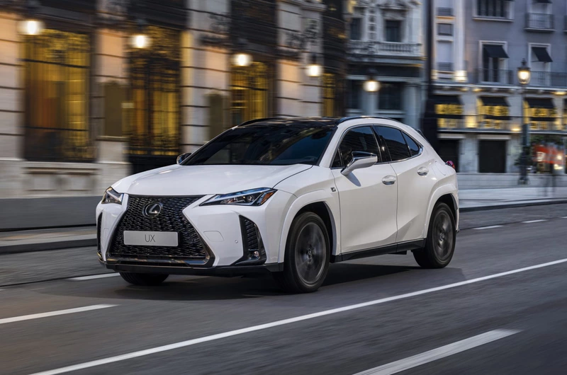 A preview of the 2023 Lexus UX with an improved infotainment system and hybrid powertrain as standard.