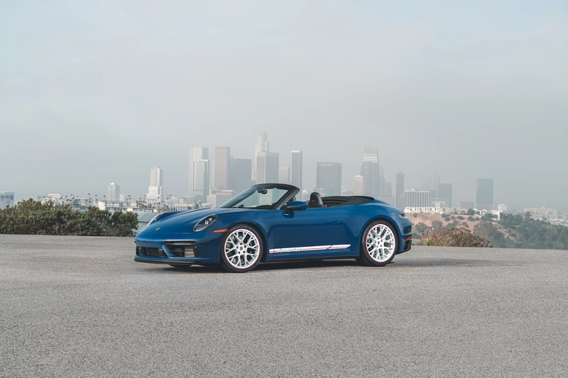 2023 Porsche 911 Carrera GTS Cabriolet America Edition, available only for America in red, white and blue.