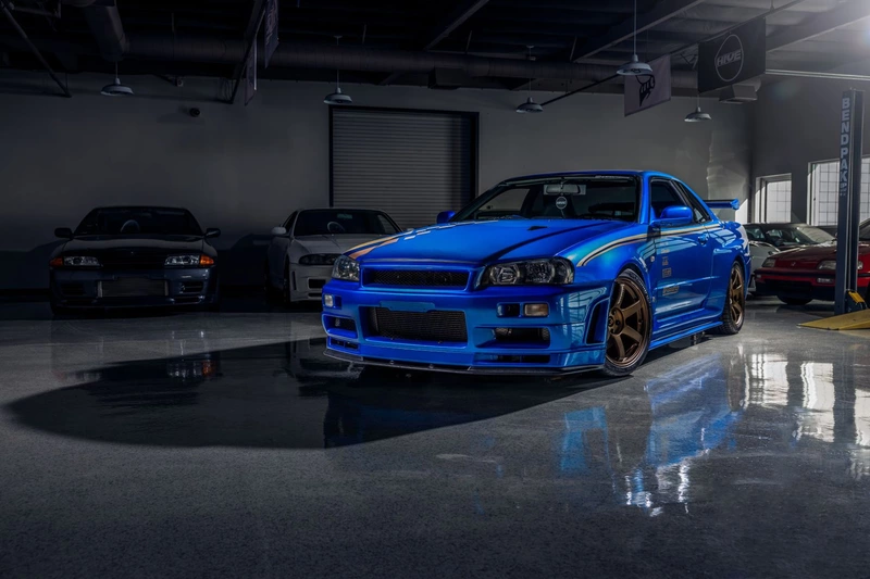 The Motorex R34 Nissan Skyline GT-R V Spec II that Paul Walker drove is up for sale.