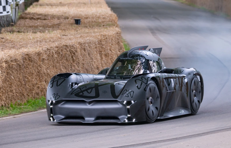 McMurtry Spiering broke the Goodwood Hill Climb record