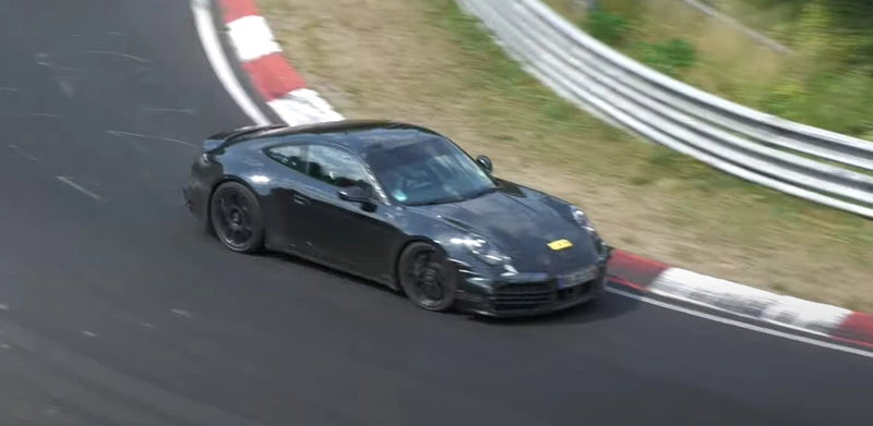 2024 Porsche 911 Carrera GTS Spy Video: Hybrid Powertrain Testing