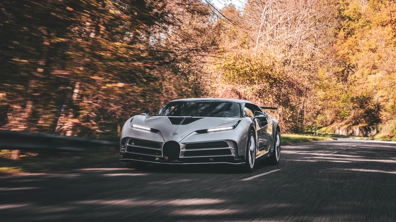 Bugatti Cento Diesi hits 236 mph during pre-delivery inspection.