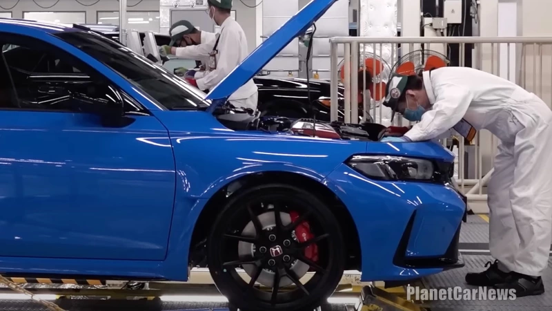 This is how the 2023 Honda Civic Type R will be built