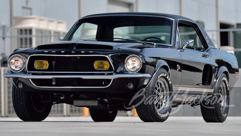 Carroll Shelby's 1968 Ford Mustang, Black Hornet to Auction