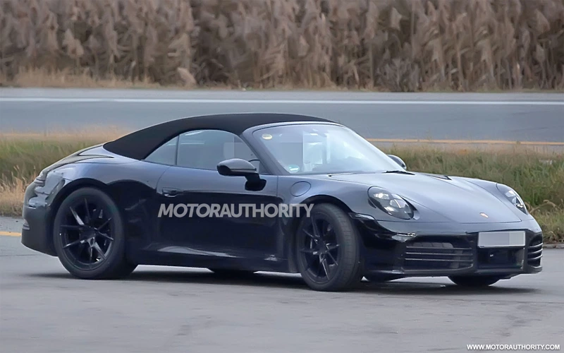 2024 Porsche 911 Cabriolet Spy Shot