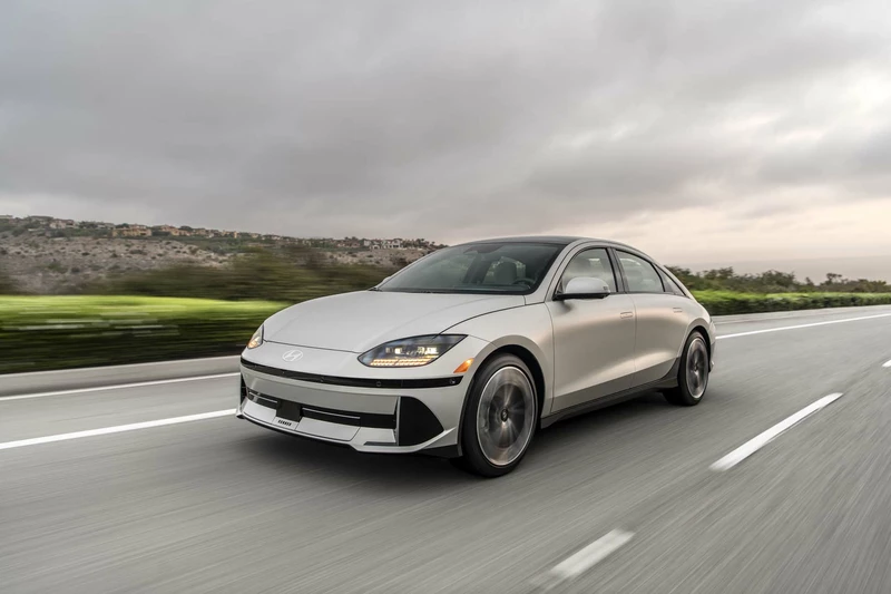 2023 Hyundai Ioniq 6, driving range up to 361 miles.