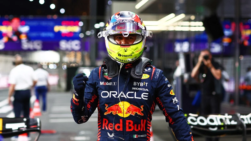 Perez led the Red Bull driver's double at the 2023 Formula One Saudi Arabian Grand Prix.