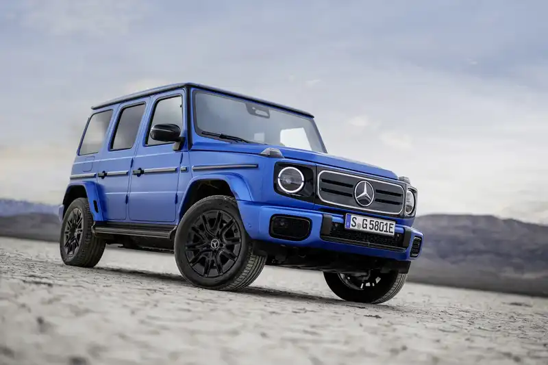 2025 Mercedes-Benz G-Class EV with 116 kwh battery and quad motor powertrain