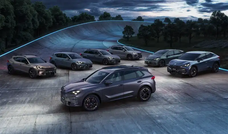 Cupra brings us gas, hybrid and electric vehicles